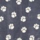 FLEECE DOG PAW - LIGHT GREY