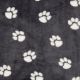 FLEECE DOG PAW - DARK GREY