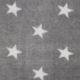 FLEECE STARS - GREY / LIGHT GREY