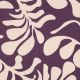 CANVAS VINTAGE LEAVES - DARK PURPLE