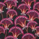 CANVAS DIGITAL FLOWERS - ANTHRACITE