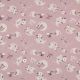 FINE POPLIN GOTS CATS - PEACH