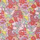 FRENCH TERRY ABSTRACT FLOWERS - PINK