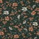 JERSEY FLOWERS - DARK GREEN