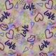 JERSEY DIGITAL GIRLY GRAFFITI - LIGHT PINK