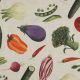 CANVAS DIGITAL VEGETABLES - ECRU