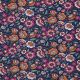 JERSEY FLOWERS - NAVY