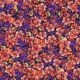 JERSEY DIGITAL FLOWERS - NAVY