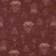 CANVAS DIGITAL CHRISTMAS HOME - BORDEAUX