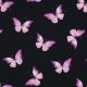 FRENCH TERRY DIGITAL BUTTERFLIES - NAVY