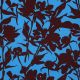 MAGNOLIA STRETCH GRAPHIC - BROWN / BLUE