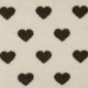 TEDDY HEARTS - BROWN