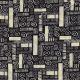 UNIQUE CRAFTED BATIK VISCOSE - BLACK