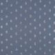 DOUBLE GAUZE FOIL SPOTS - JEANS