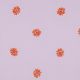 DOUBLE GAUZE EMBROIDERY FLOWERS - LILAC