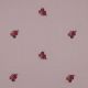 DOUBLE GAUZE EMBROIDERY FLOWERS - SOFT ROSE