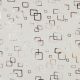 LINEN VISCOSE FOIL GRAPHIC - BRONZE