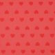 COTTON TOWELING KNIT HEARTS - CORAL