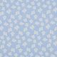 DOUBLE GAUZE JACQUARD FLOWERS - ROYAL BLUE