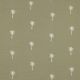 DOUBLE GAUZE EMBROIDERY PALM TREES - MOSS GREEN