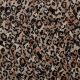 STEPPED VELVET DIGITAL ANIMAL SKIN - BROWN