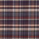 COTTON YARN DYED BRUSHED CHECKS - NAVY