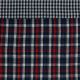 DOUBLE GAUZE DOUBLE SIDED CHECK - NAVY