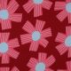 COTTON VOILE SUNNY DAYS NERIDA HANSEN - BORDEAUX