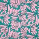LENZING ECOVERO INKED BOUQUET NERIDA HANSEN - GREEN / PINK