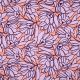 LENZING ECOVERO INKED BOUQUET NERIDA HANSEN - PEACH / LAVENDER