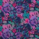 COTTON SATIN DIGITAL PRESENCE CHARCOLE NERIDA HANSEN - NAVY
