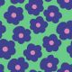 FINE POPLIN BIG FLOWER NERIDA HANSEN - LIME