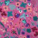 FINE POPLIN DIGITAL MEADOW FLOWER NERIDA HANSEN - PINK