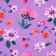 FRENCH TERRY DIGITAL COLETTE NERIDA HANSEN - LAVENDER