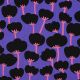 LENZING ECOVERO POPPIES NERIDA HANSEN - PURPLE