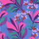 ROSELLA STRETCH SPRING GARDEN NERIDA HANSEN - ROYAL BLUE / MAGENTA