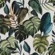 CANVAS DIGITAL TROPICAL LEAVES - WHITE