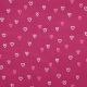 BABYCORD FOIL HEARTS - FUCHSIA