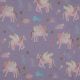 FINE POPLIN DIGITAL UNICORNS - LAVENDER