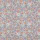 FINE POPLIN GOTS FLOWERS - ECRU