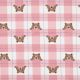 FLANNEL BEAR CHECK - LIGHT PINK