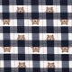 FLANNEL BEAR CHECK - NAVY