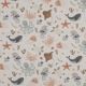 JERSEY DIGITAL OCEAN ANIMALS - OFF WHITE