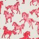 FRENCH TERRY DIGITAL HORSES - OFF WHITE