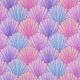 FRENCH TERRY DIGITAL SEASHELLS - PURPLE