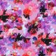 FRENCH TERRY DIGITAL FLOWERS - LAVENDER