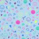 JERSEY NEON DOODLES - LIGHT BLUE
