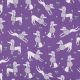 JERSEY GLITTER POODLES - LAVENDER