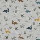 JERSEY MELANGE WATER DINOSAURS - LIGHT GREY MELANGE
