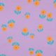 FRENCH TERRY FLOWERS - LAVENDER